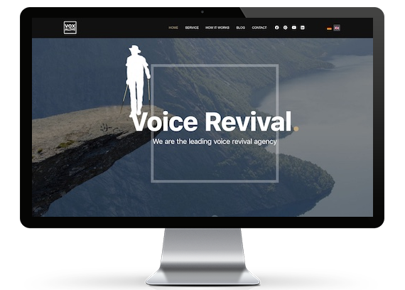 We bring the voice of a deceased back to life